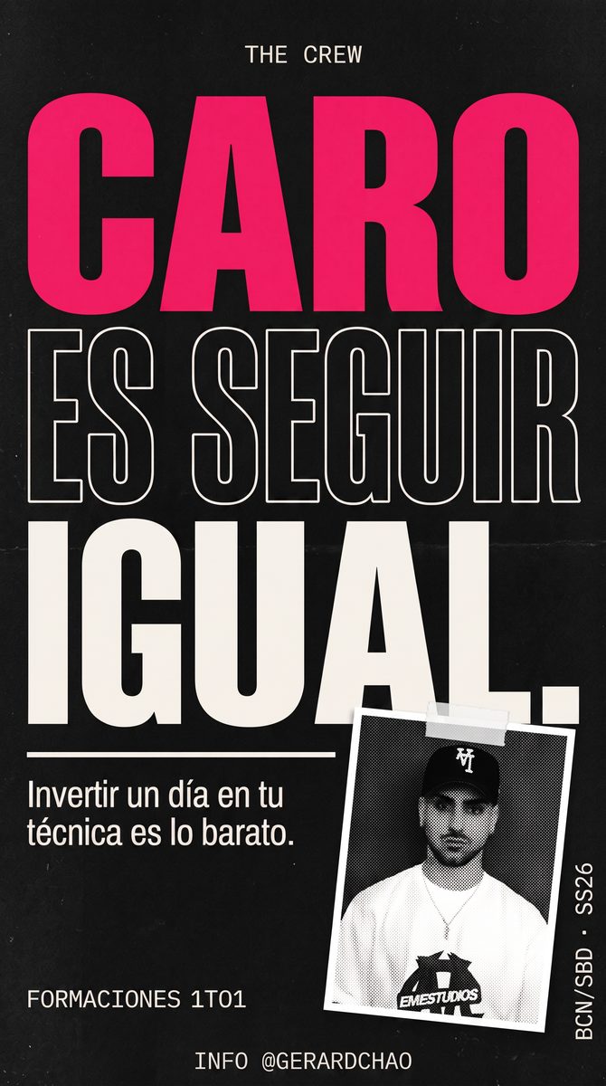 Creativo real: Chao · Formación 1to1
