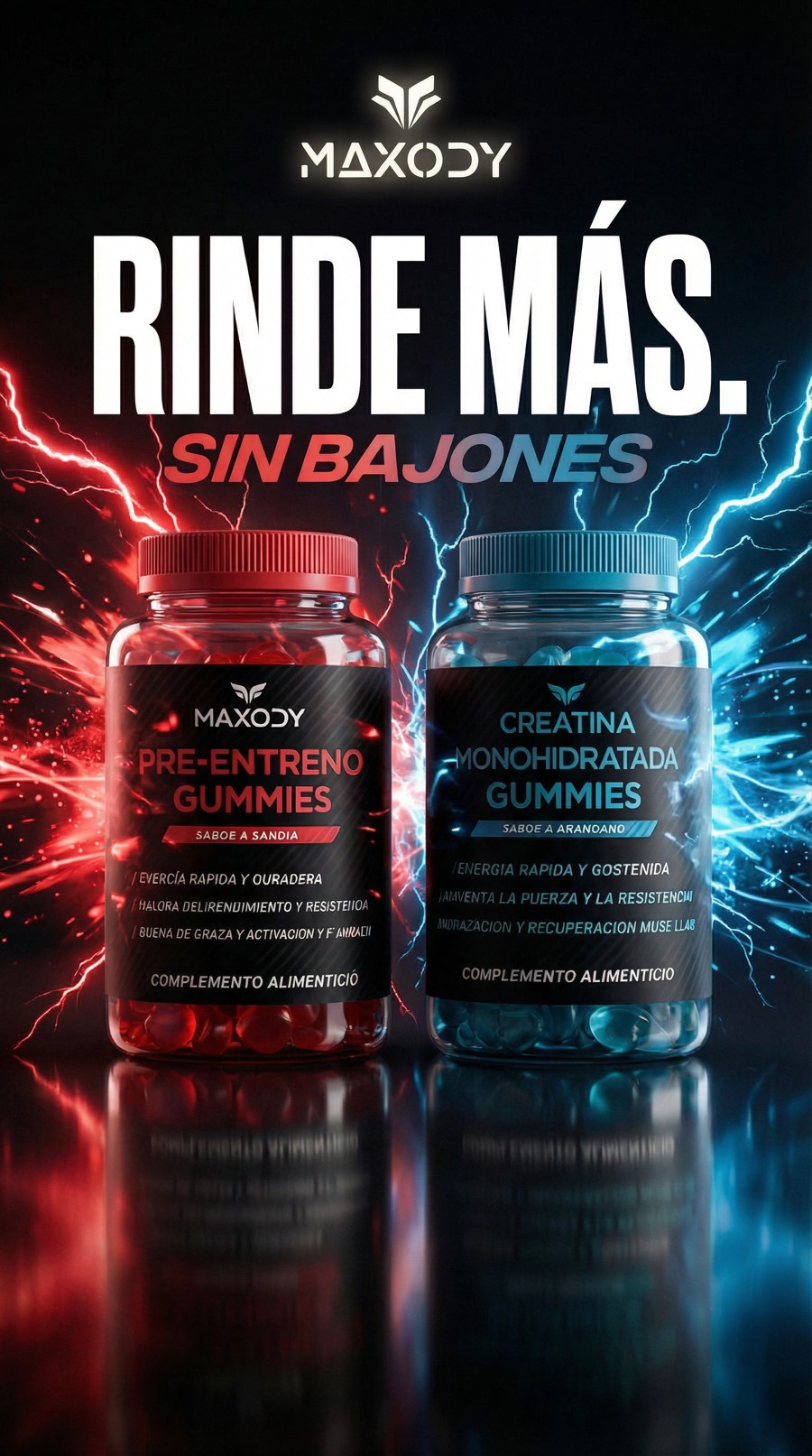 Anuncio de Maxody en Meta Ads